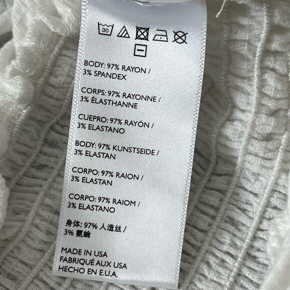 Urban Outfitters Shirred Deep-V Cropped Top - Size UNKNOWN - Picture 4 of 4